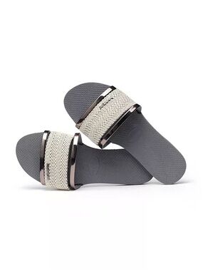 Havaianas You Trancoso Premium Sandal Steel Grey Women’s 11/12 NWT